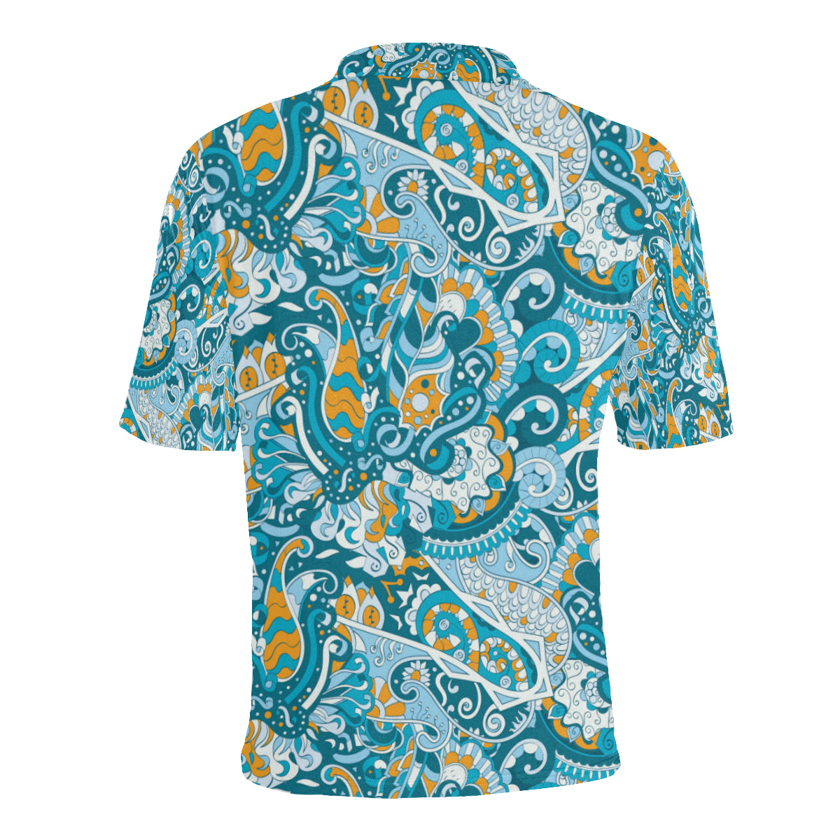 Funky Retro Pattern Print Design A03 Men Polo Shirt