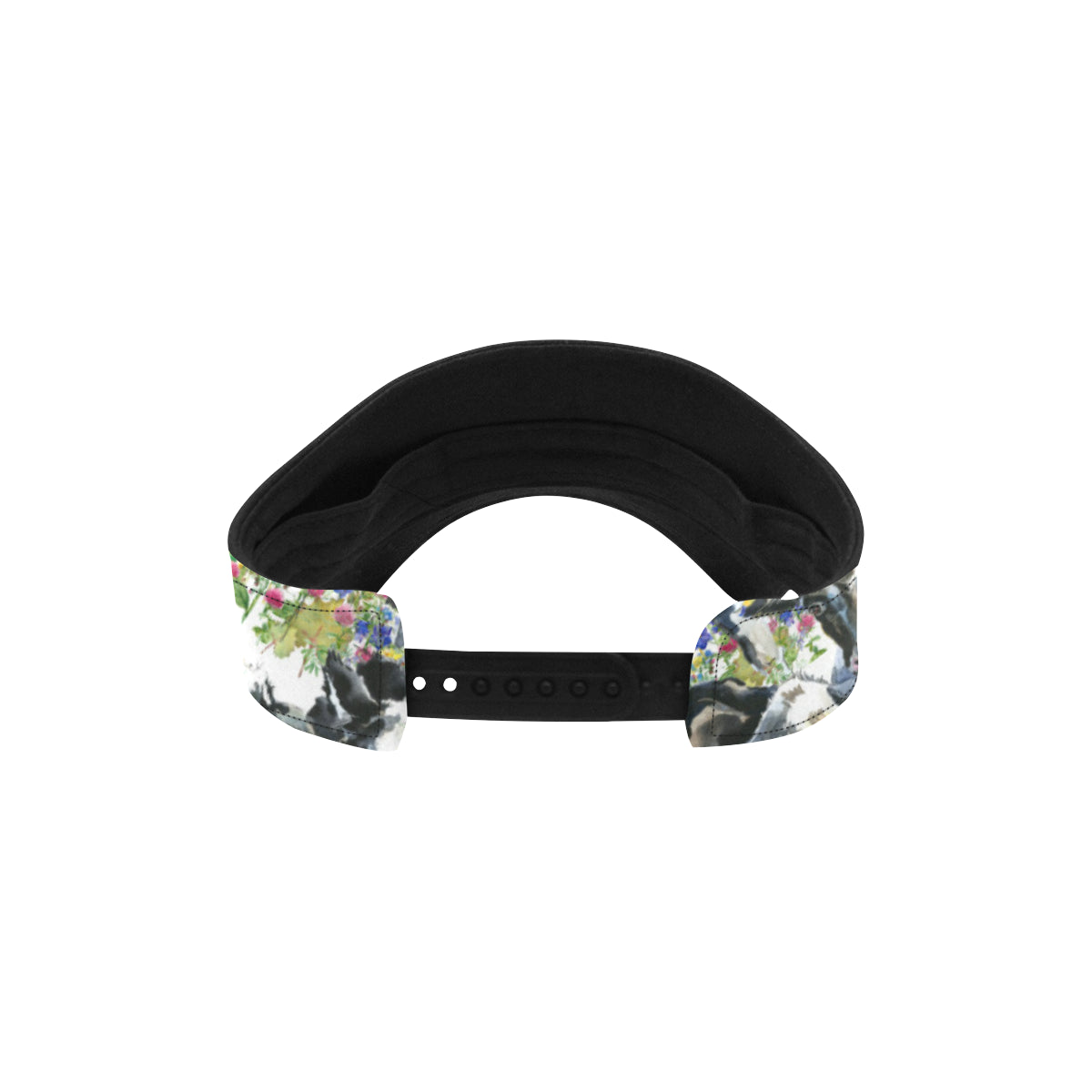 Cow Watercolor Print Pattern Unisex Sun Visor