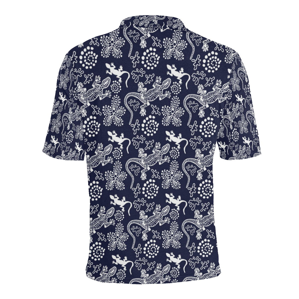 lizard Pattern Print Design 03 Men Polo Shirt