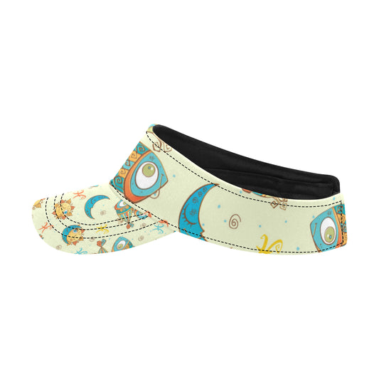 Pisces Pattern Print Design A03 Unisex Sun Visor