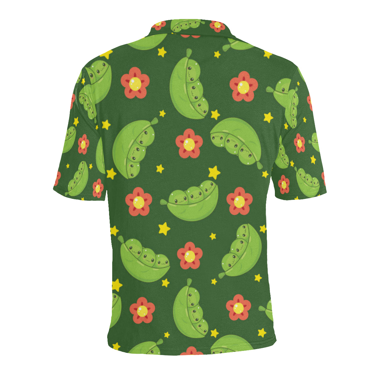 Peas Pattern Print Design A01 Men Polo Shirt