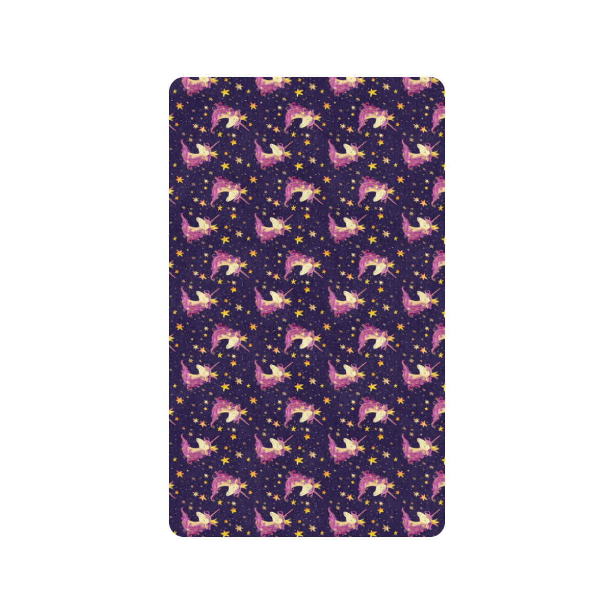 Unicorn Princess Star Sparkle Rubber Doormat