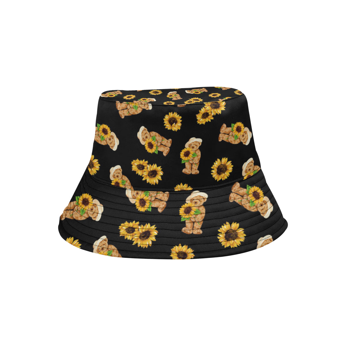 Sunflower Pattern Print Design SF016 Unisex Bucket Hat