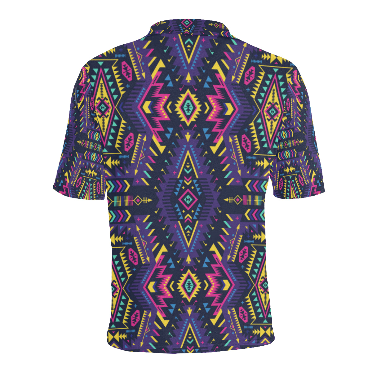 Aztec Pattern Print Design 07 Men Polo Shirt