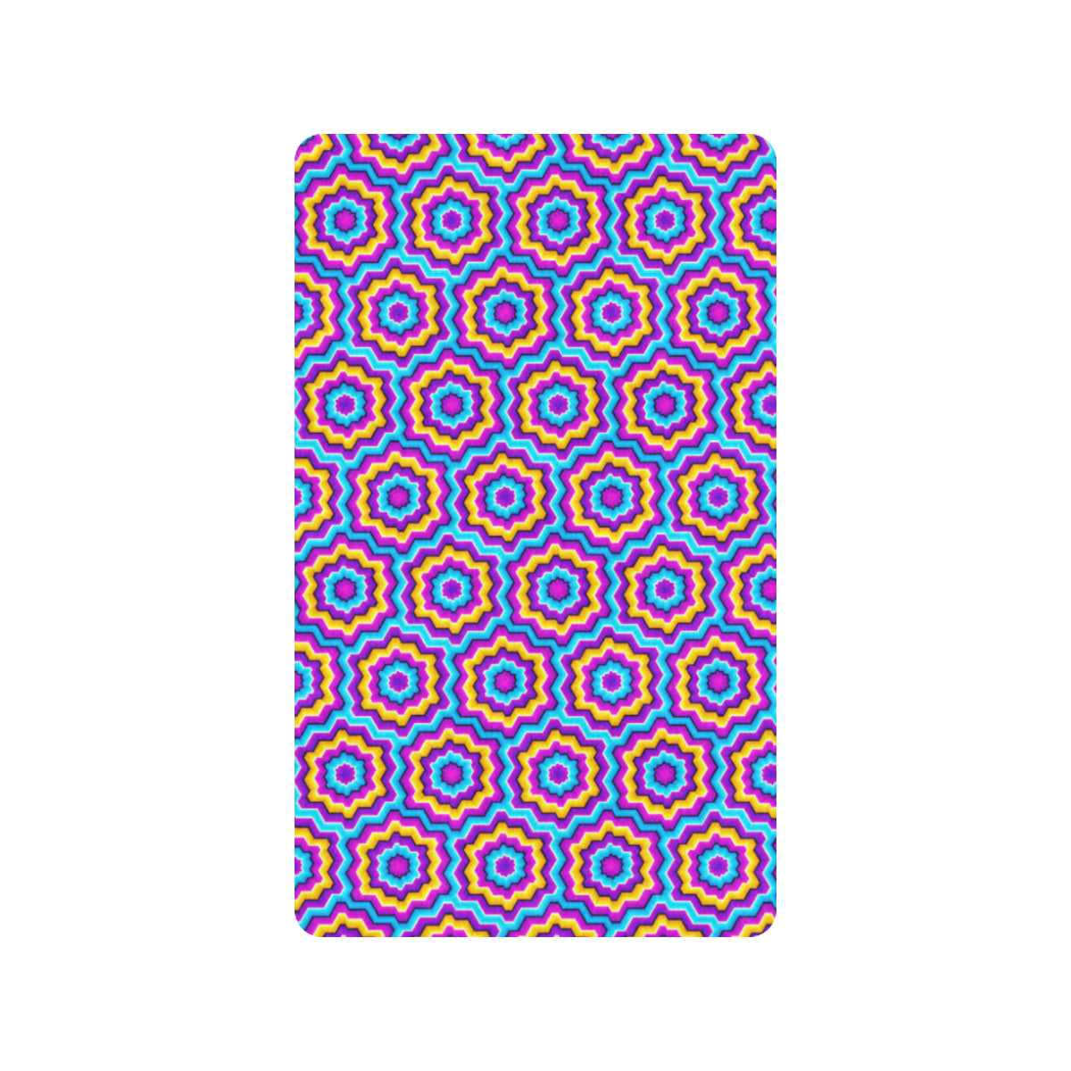 Optical illusion Techno Movement Rubber Doormat