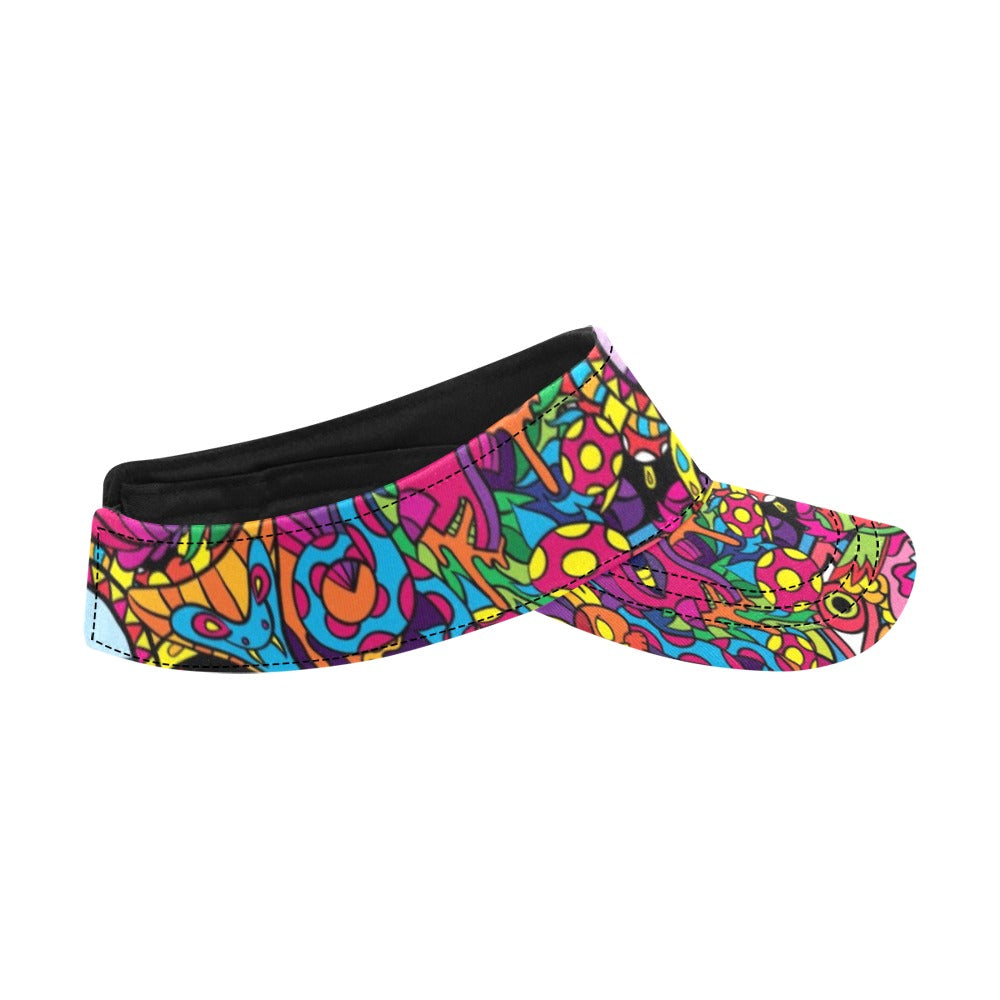 Trippy Print Design LKS304 Unisex Sun Visor