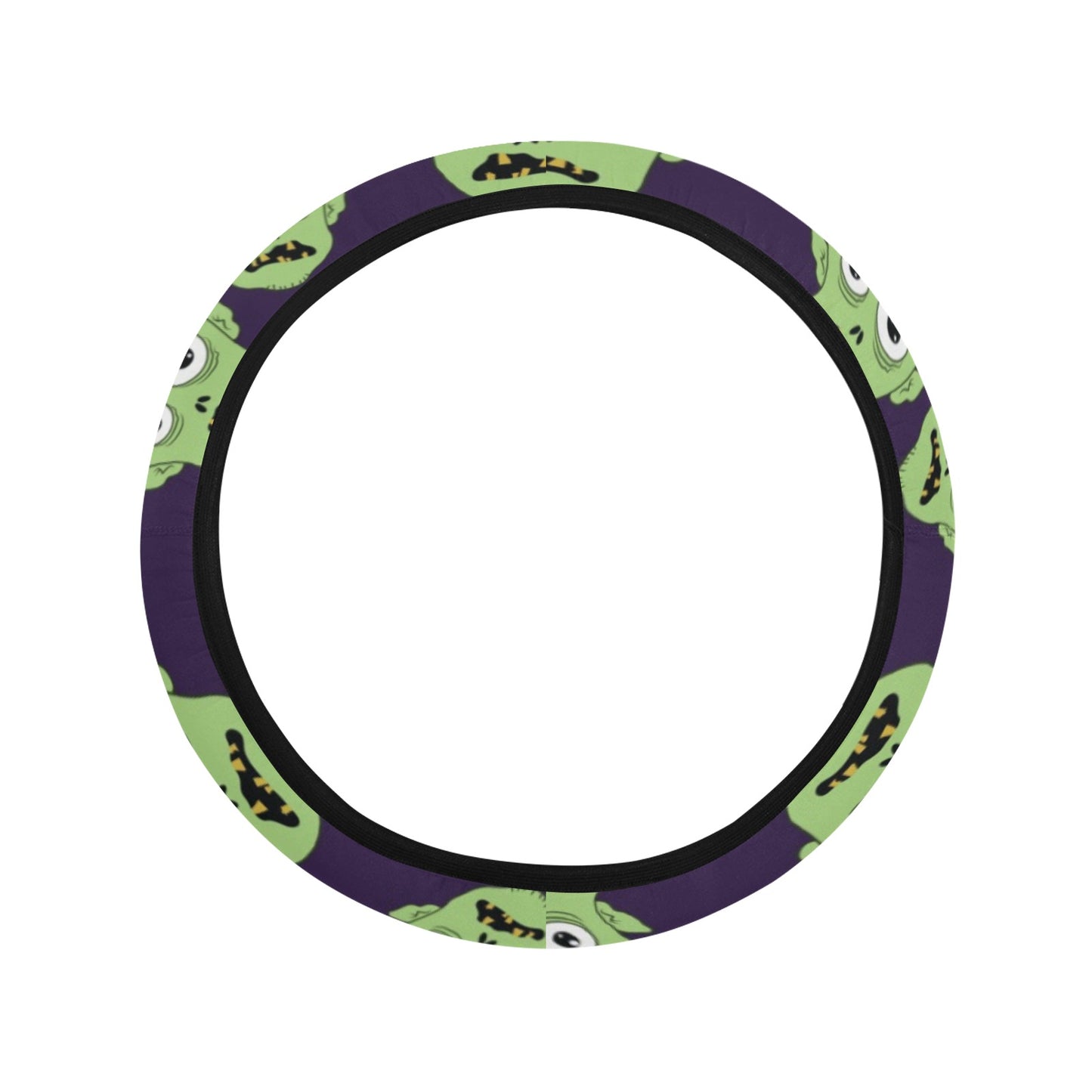 Zombie Print Design LKS303 Steering Wheel Cover with Elastic Edge