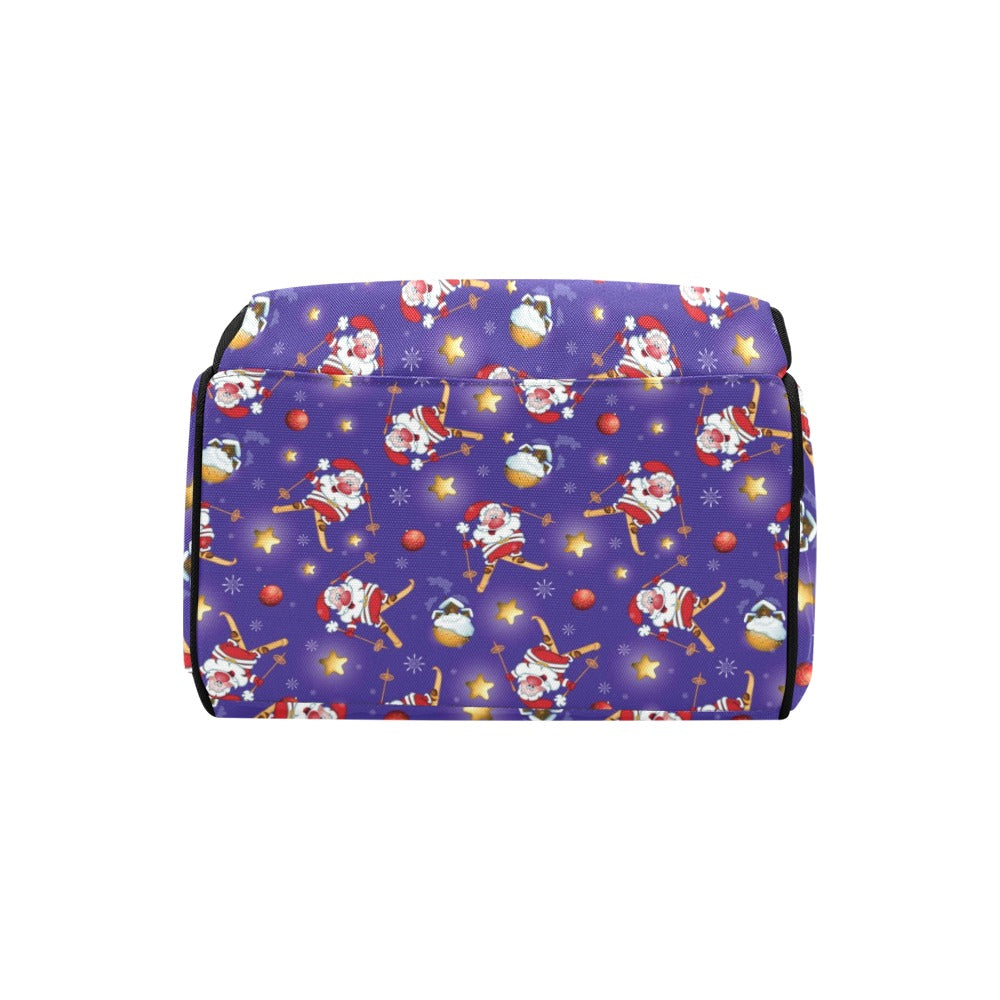 Ski Print Design LKS308 Diaper Bag Backpack