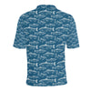 Salmon Fish Print Design LKS301 Men Polo Shirt
