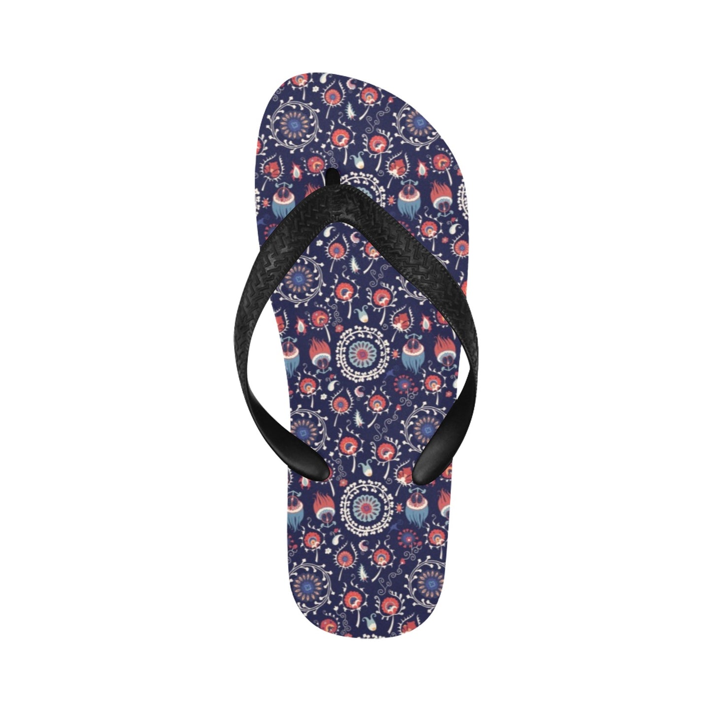 Suzani Print Design LKS305 Flip Flops