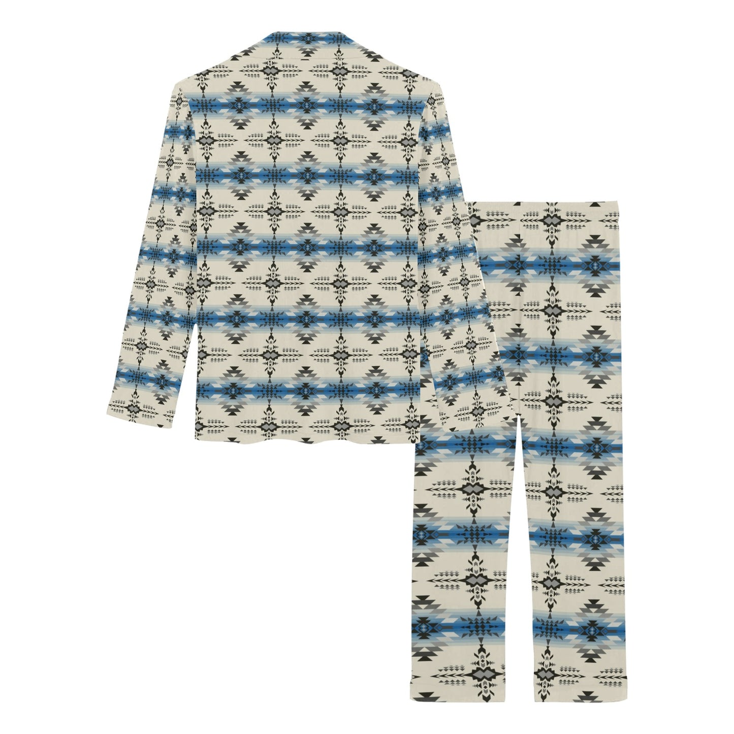 Southwest Pattern Print Design LKS304 Women's Long Pajama Set