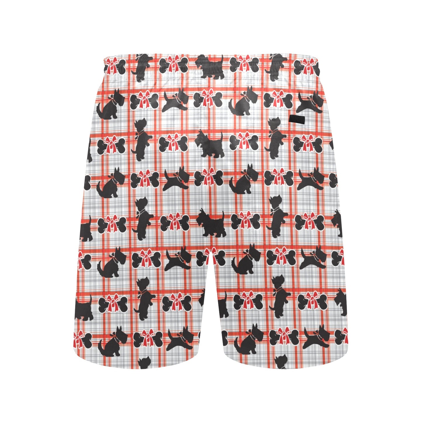 Scottish Terriers Print Design LKS3014 Men's Swim Trunks Beach Shorts