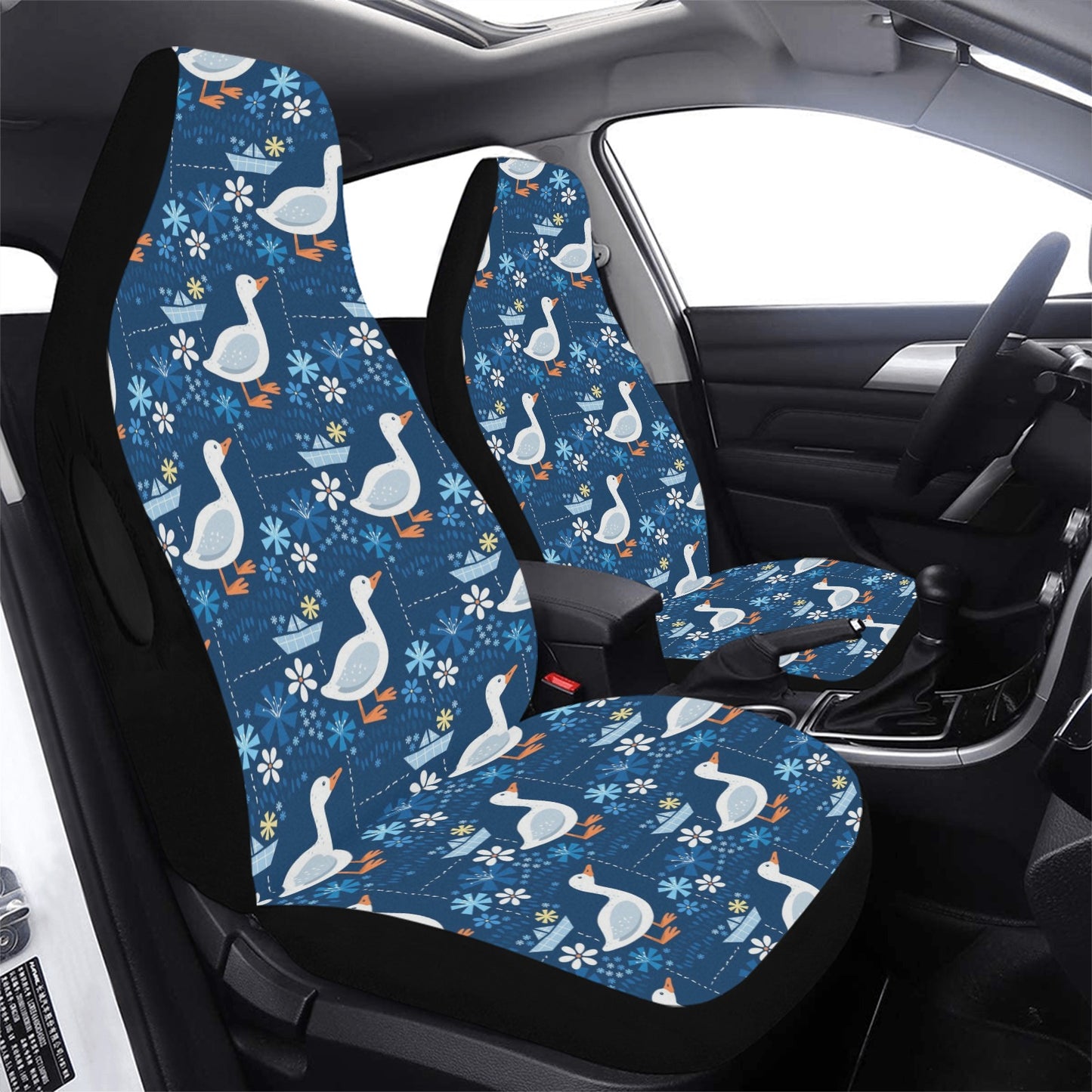 Goose Print Design LKS405 Car Seat Covers