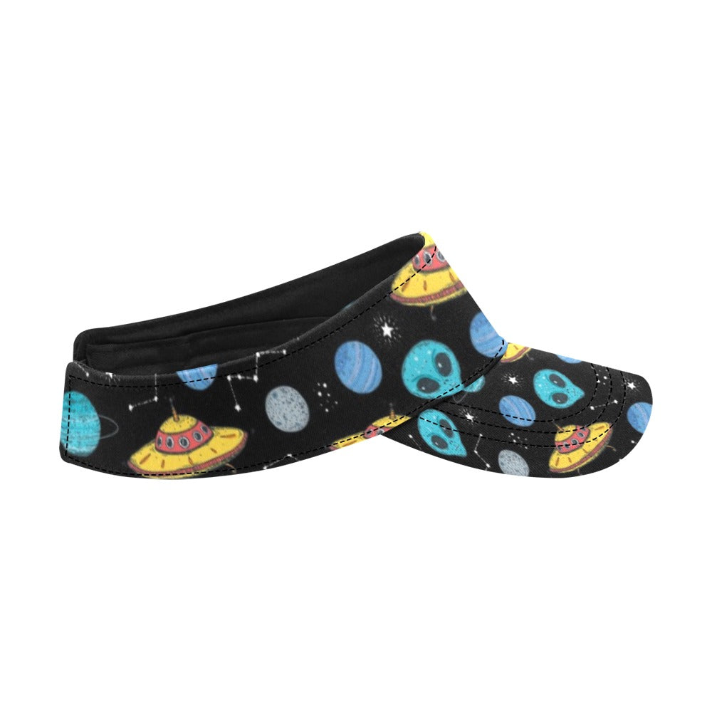 UFO Alien Print Design LKS306 Unisex Sun Visor