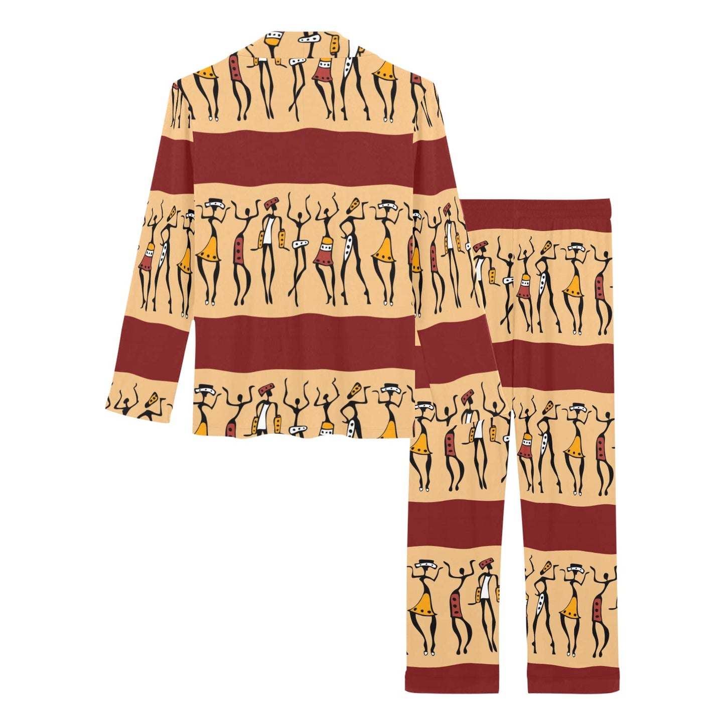 African People Women's Long Pajama Set