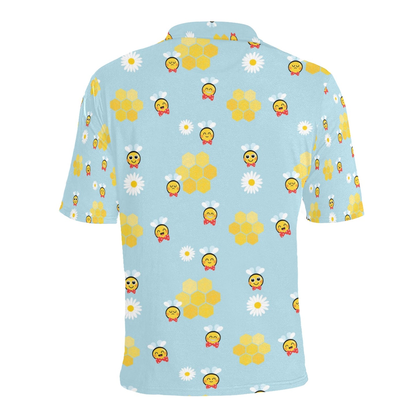 Bee Cute Print Design LKS304 Men Polo Shirt