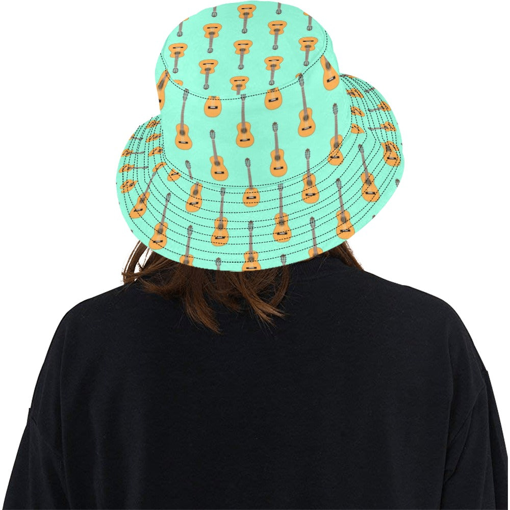 Acoustic Guitar Print Design LKS403 Unisex Bucket Hat