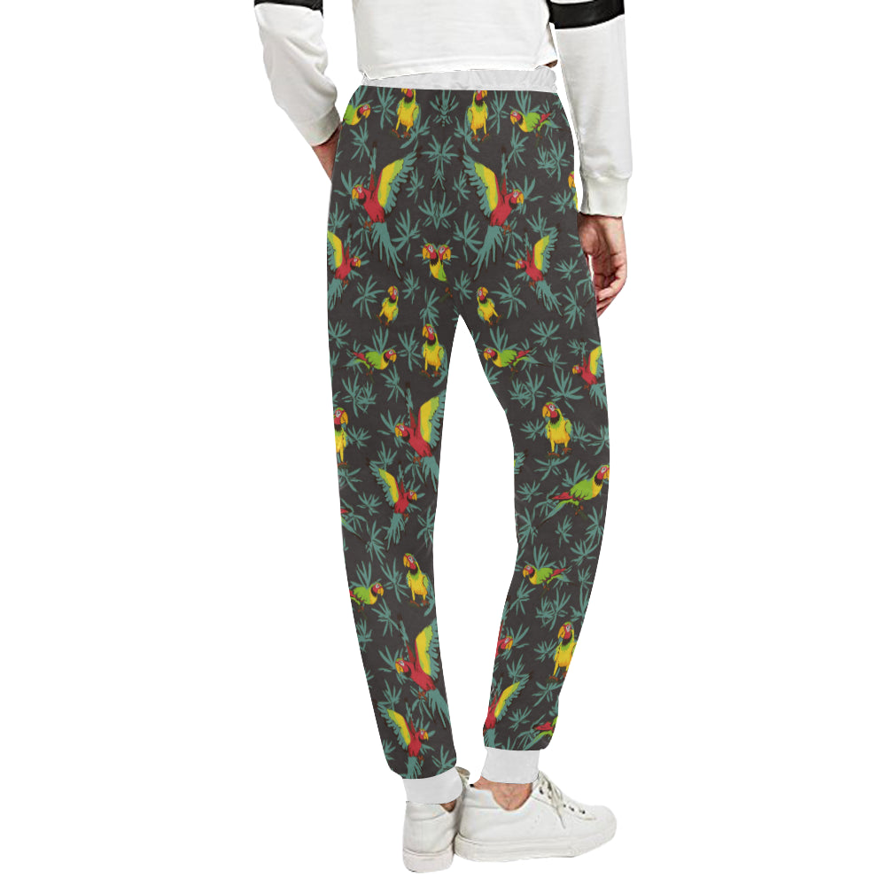 Parrot Themed Print Unisex Sweatpants
