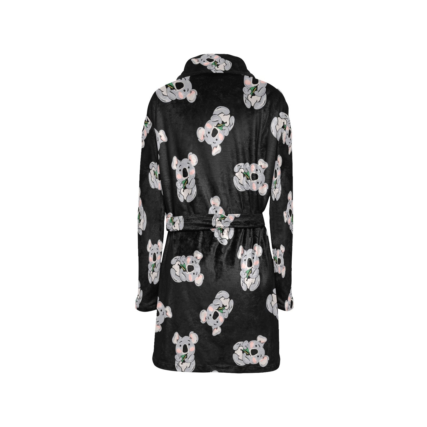 Koala Pattern Print Design 05 Women's Fleece Robe