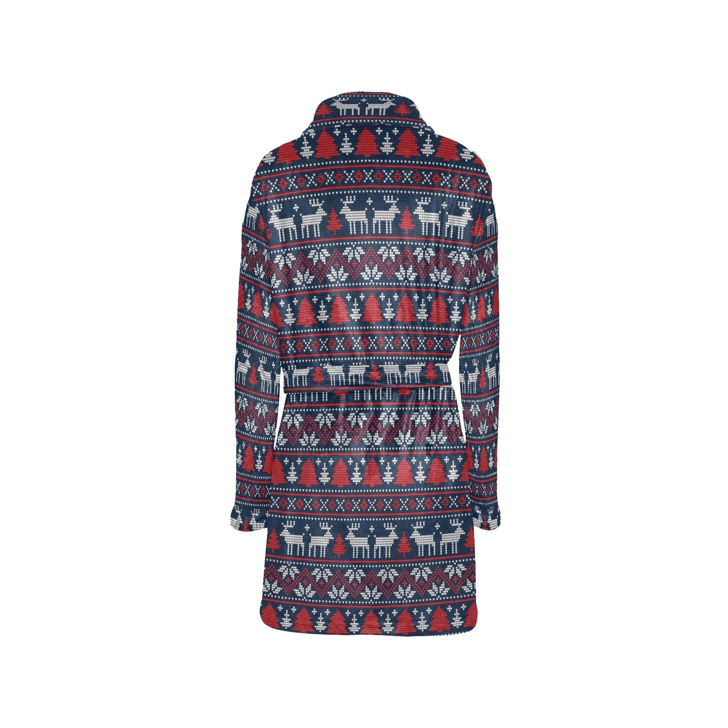 Reindeer Print Design LKS405 Women's Fleece Robe