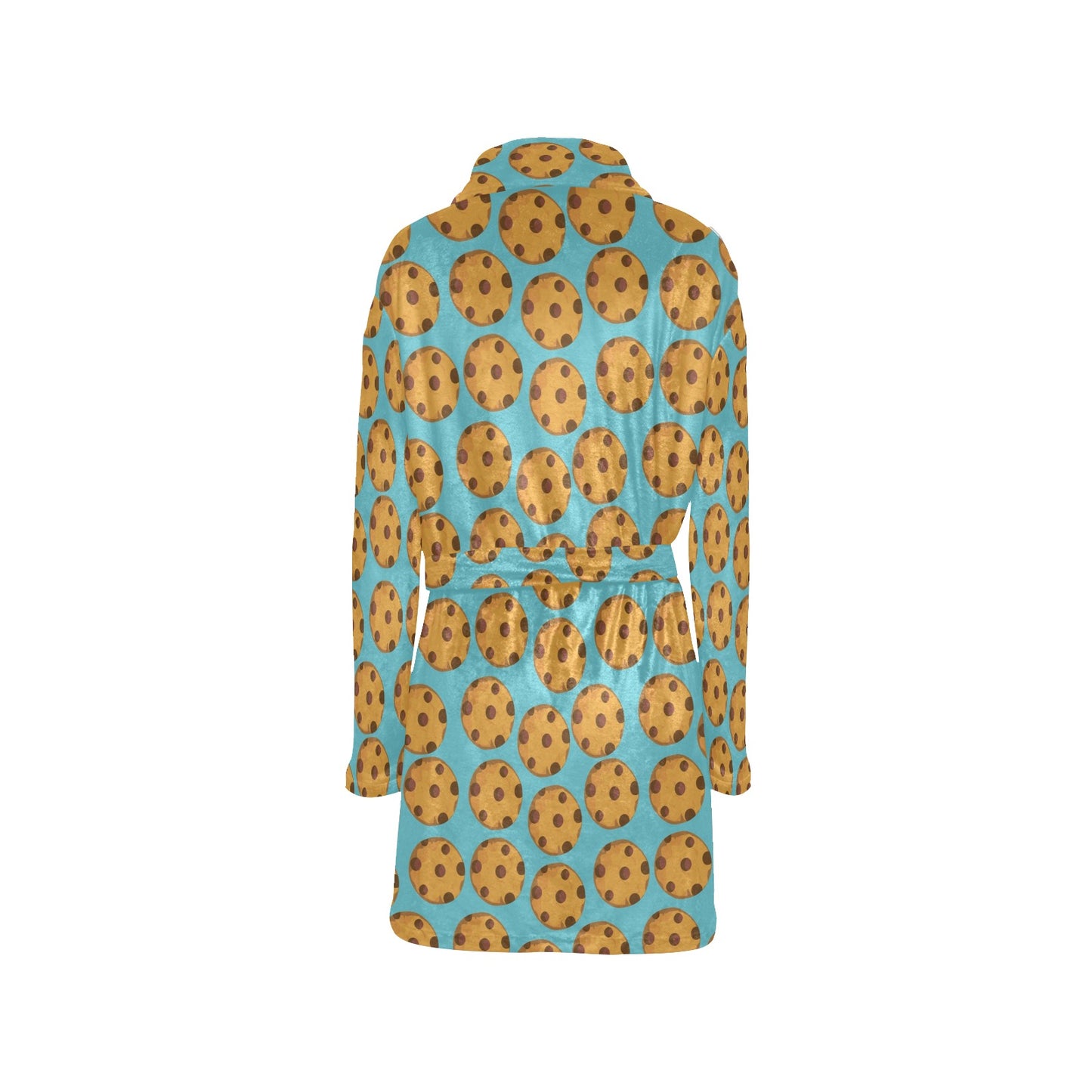 Cookie Pattern Print Design 01 Women's Fleece Robe
