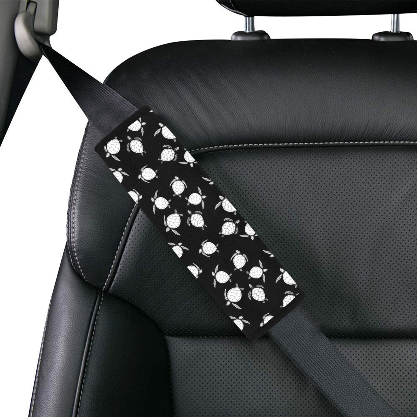 Sea Turtle Print Design LKS303 Car Seat Belt Cover