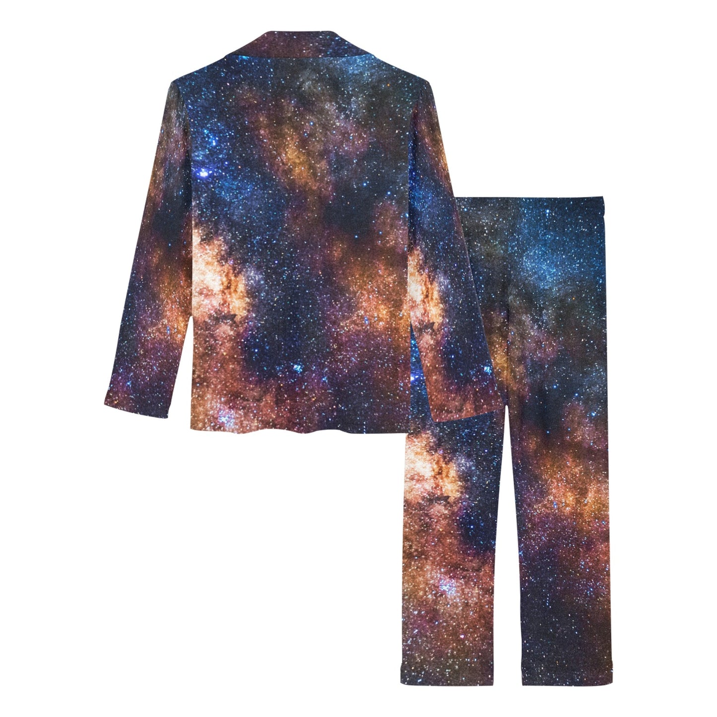 Celestial Milky way Galaxy Women's Long Pajama Set