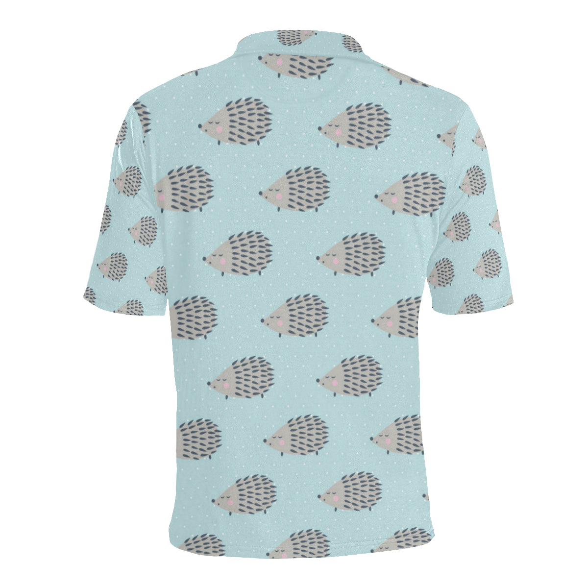 Hedgehog Pattern Print Design 02 Men Polo Shirt
