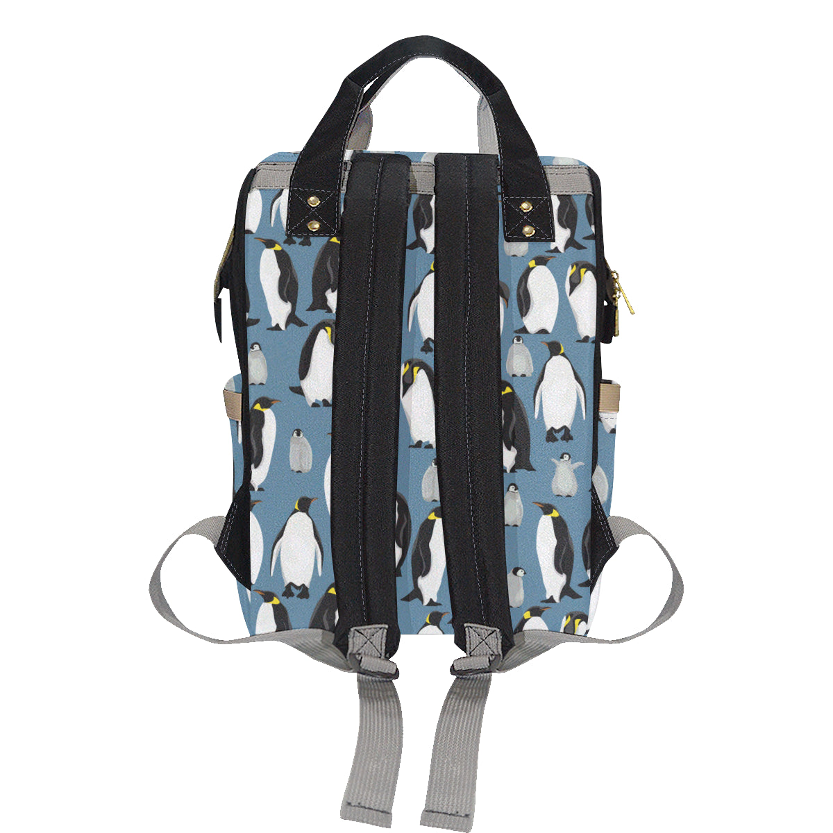 Penguin Pattern Print Design A03 Diaper Bag Backpack