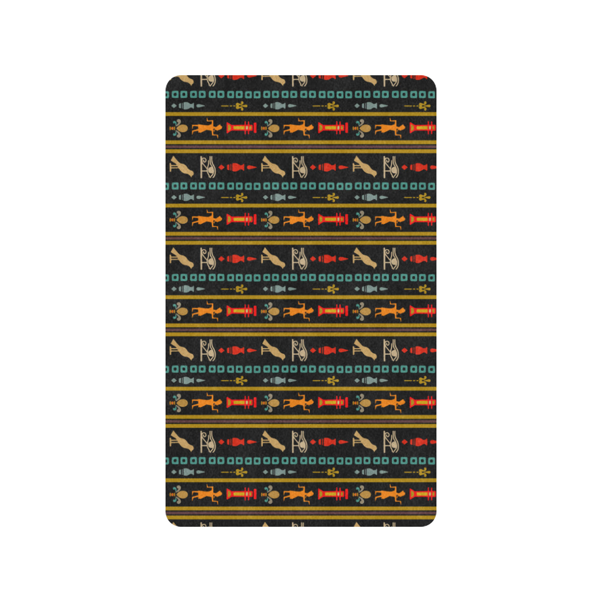 Eye of Horus Egypt Style Pattern Rubber Doormat