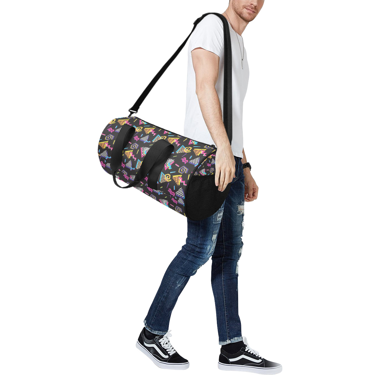 80s Pattern Print Design 3 Duffel Bag
