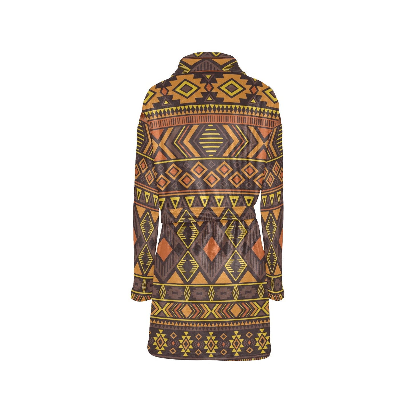 Navajo Pattern Print Design A06 Women's Fleece Robe