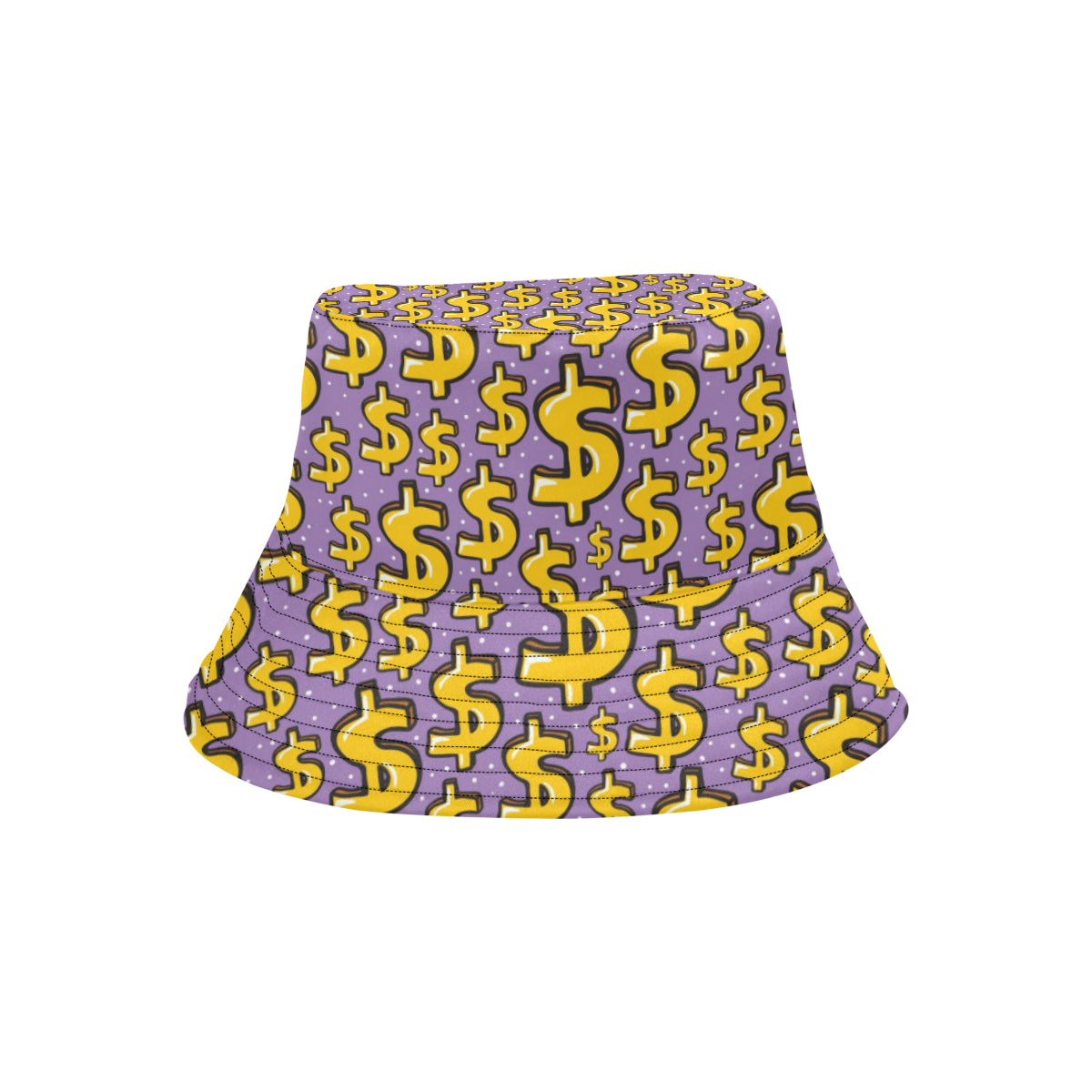 Dollar Pattern Print Design DO01 Unisex Bucket Hat