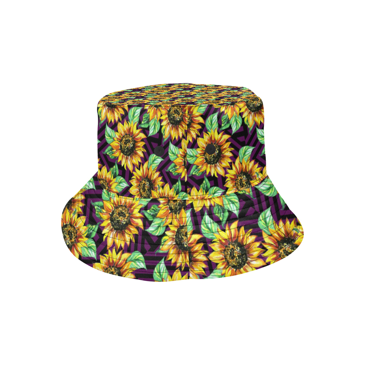 Sunflower Pattern Print Design SF012 Unisex Bucket Hat
