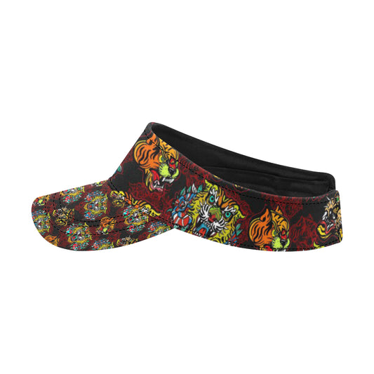 Tattoo Tiger Colorful Design Unisex Sun Visor