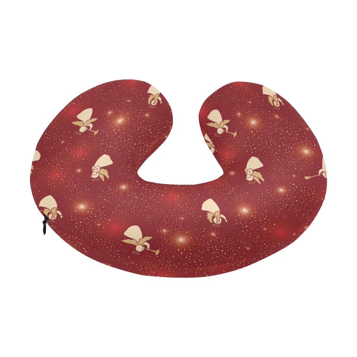 Angel Pattern Print Design 07 U-Shaped Travel Neck Pillow