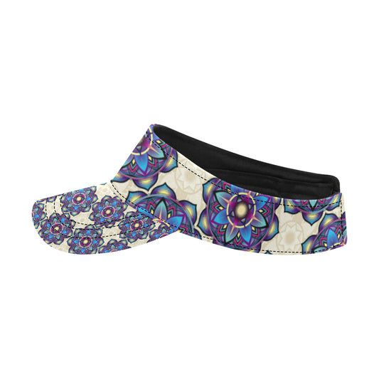 lotus Boho Pattern Print Design LO08 Unisex Sun Visor