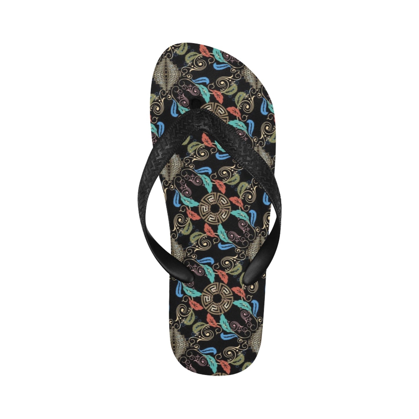 Ancient Greek Print Design LKS308 Flip Flops