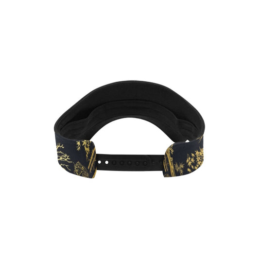 Tiger Gold Print Design LKS307 Unisex Sun Visor