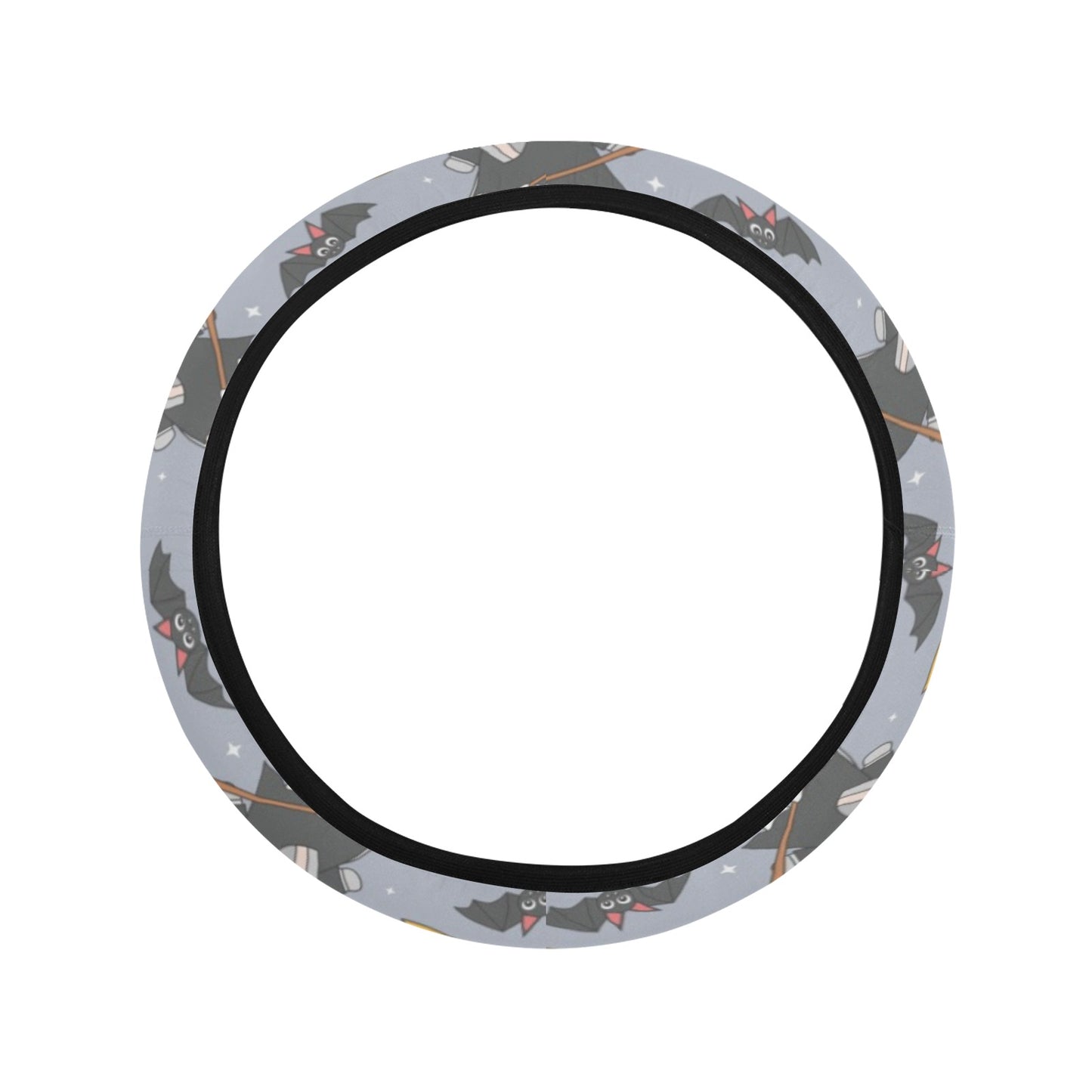 Witch Print Design LKS307 Steering Wheel Cover with Elastic Edge