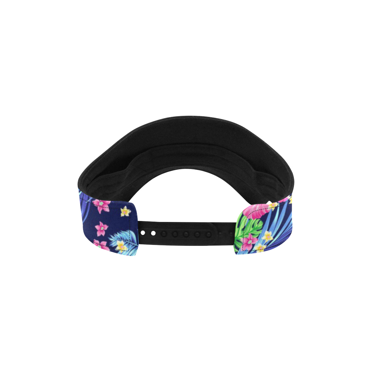 Neon Hibiscus Pattern Print Design HB016 Unisex Sun Visor