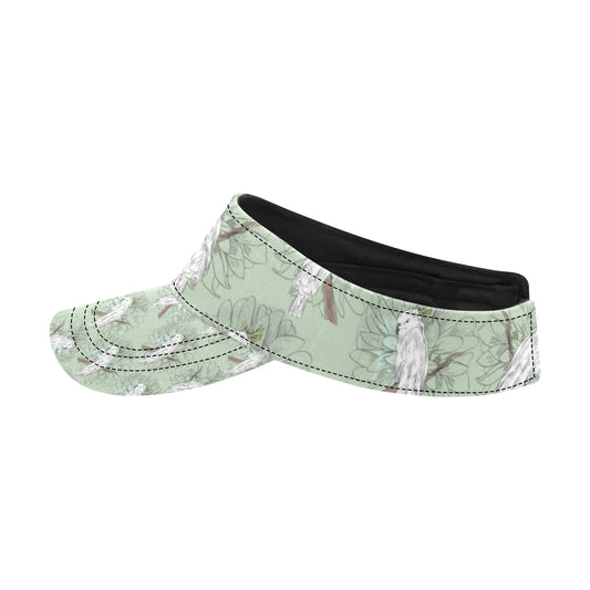 Cockatiel Pattern Print Design 01 Unisex Sun Visor