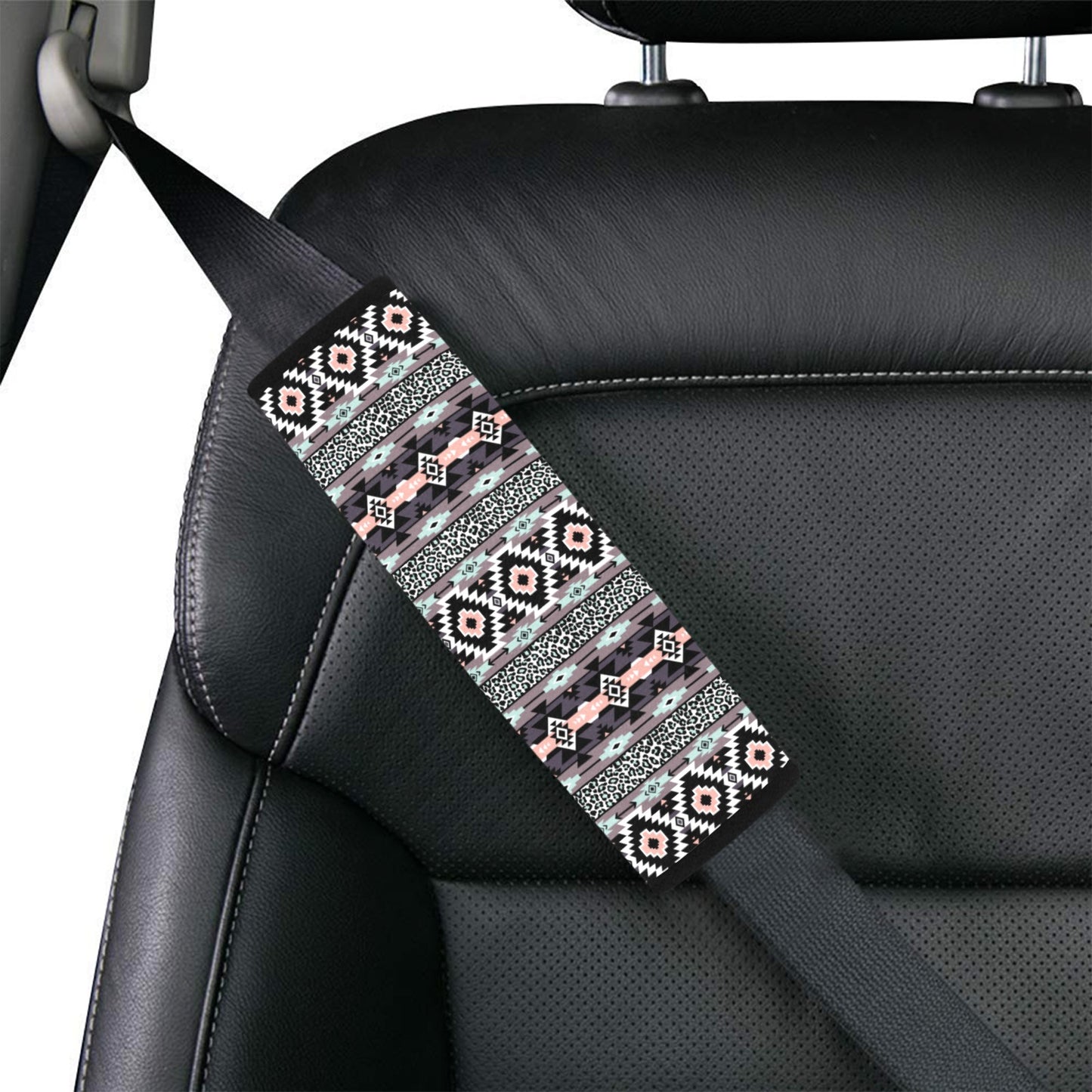 Safari Pattern Print Design LKS302 Car Seat Belt Cover