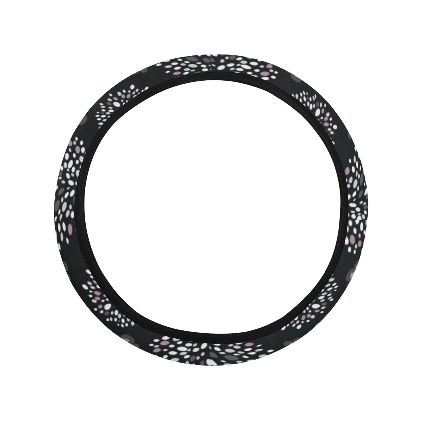 Tree Of Life Print Design LKS304 Steering Wheel Cover with Elastic Edge