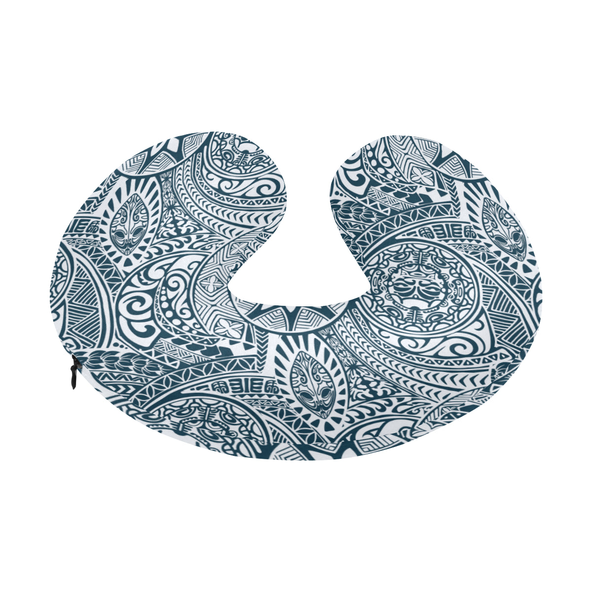 Polynesian Pattern Print Design A03 U-Shaped Travel Neck Pillow