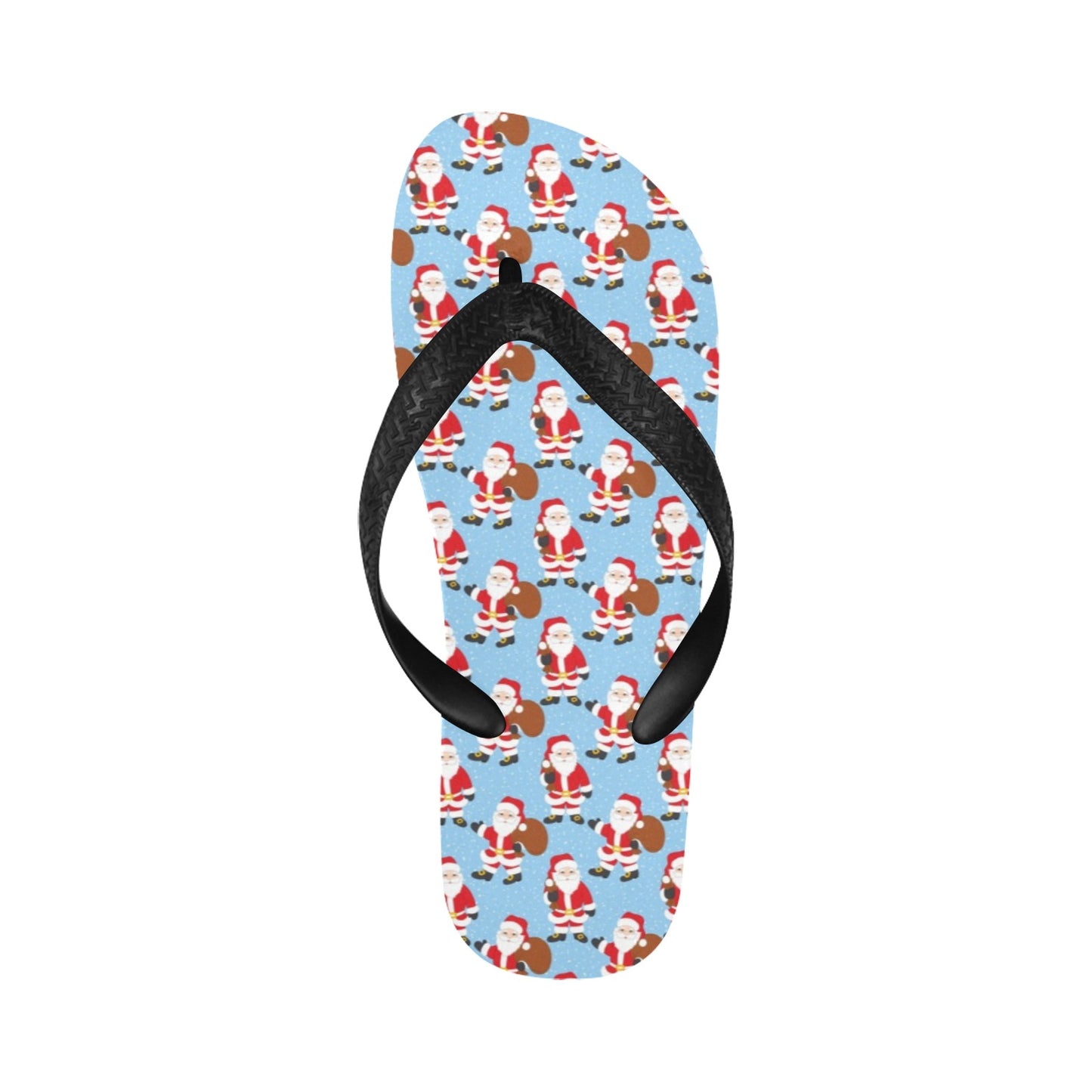 Santa Christmas Themed Print Design LKS305 Flip Flops