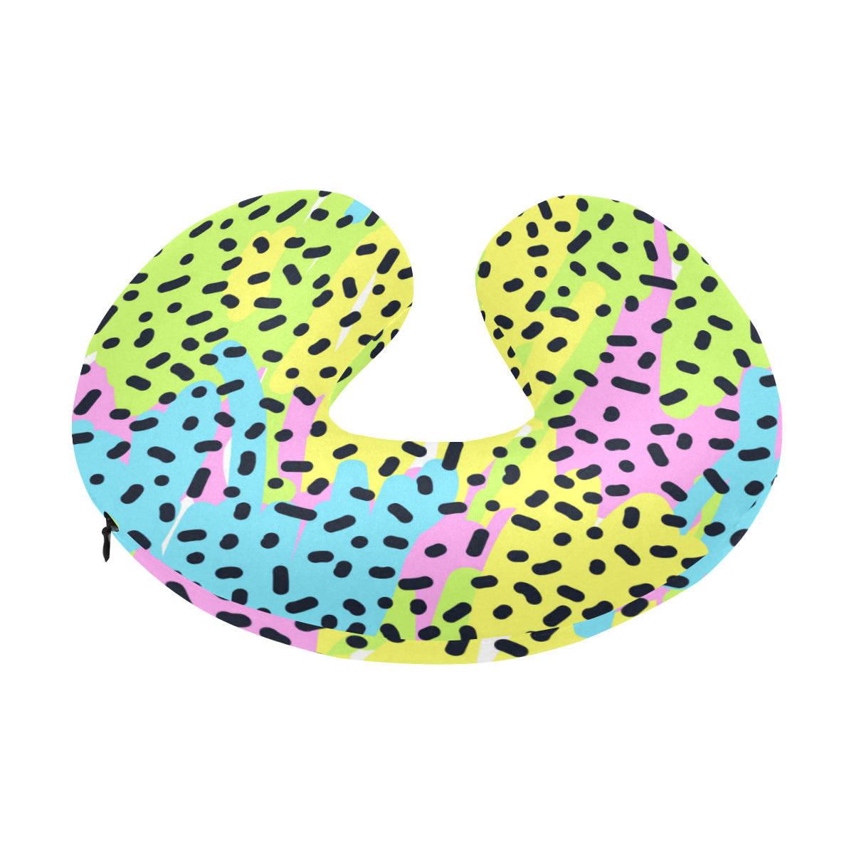90s Pattern Print Design 2 U-Shaped Travel Neck Pillow