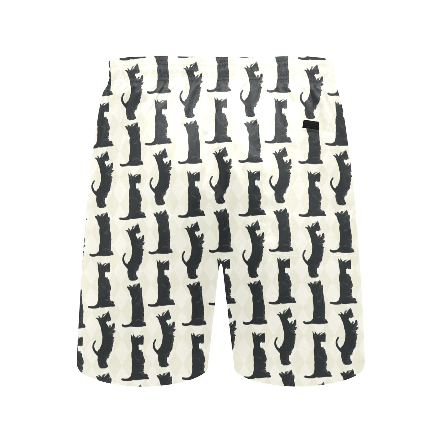 Scottish Terriers Print Design LKS309 Men's Swim Trunks Beach Shorts