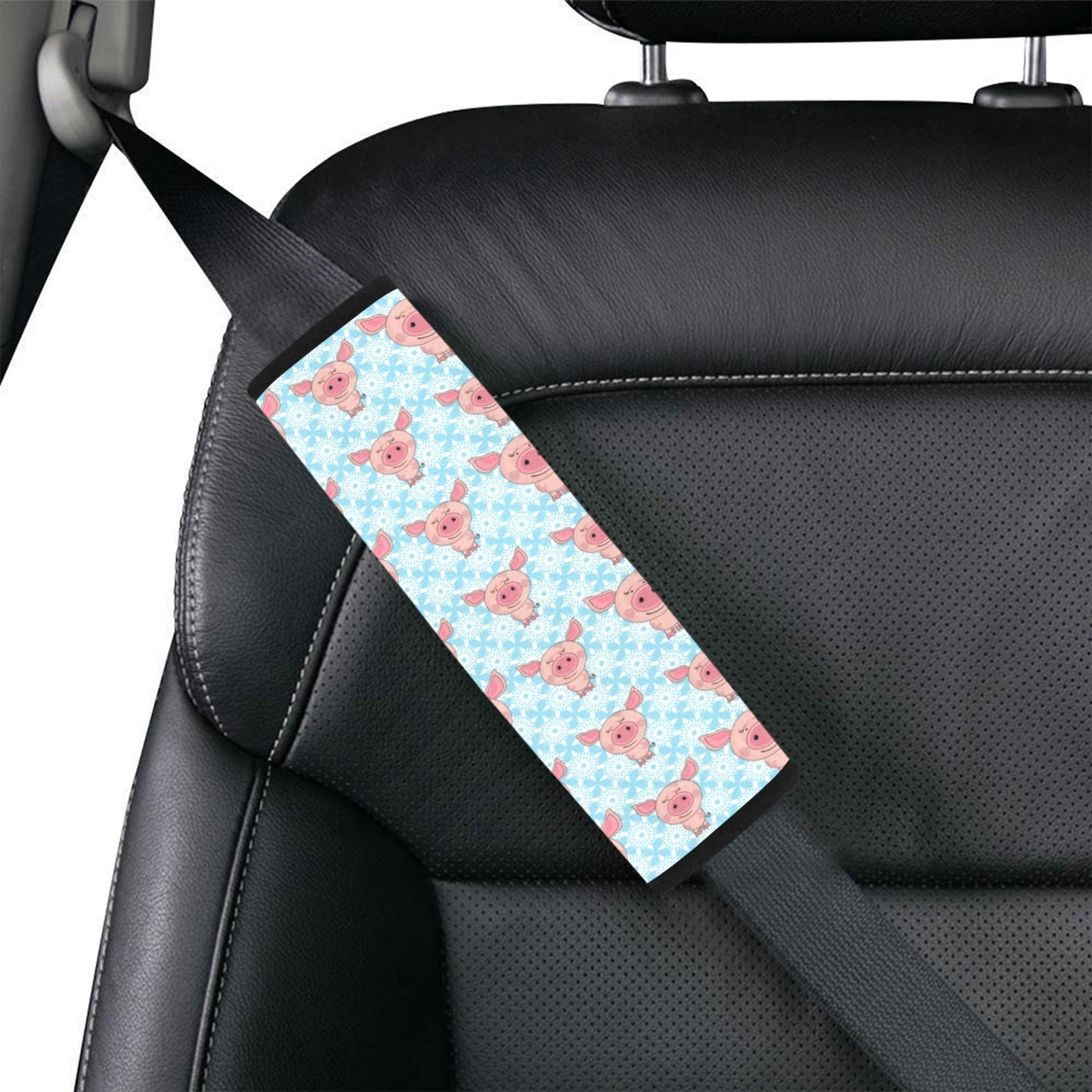 Pig Print Design LKS402 Car Seat Belt Cover