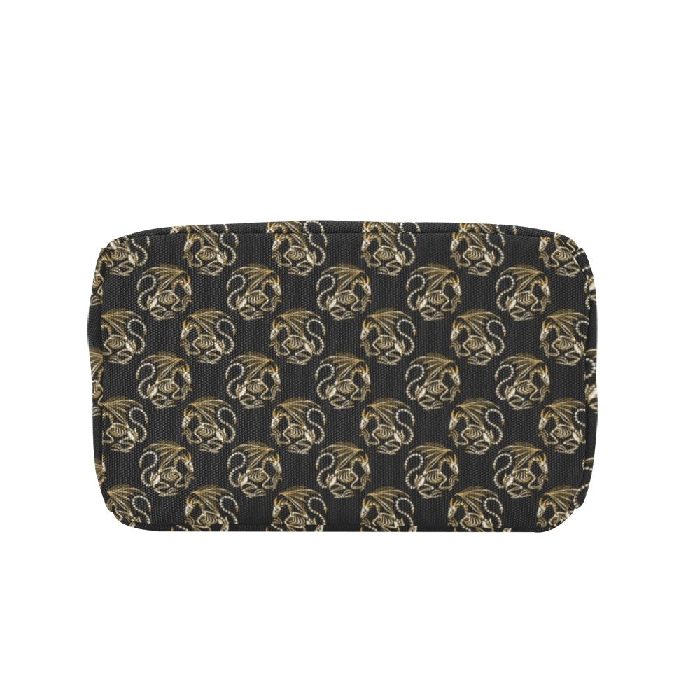 Skeleton Dragon Print Design LKS306 Insulated Lunch Bag